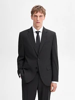100% wool grey suit blazer