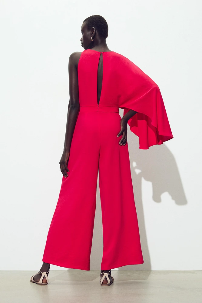 ASYMMETRIC WIDE JUMPSUIT