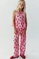 FLORAL PRINT PANTS