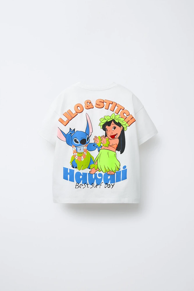 T-SHIRT IMPRIMÉ LILO & STITCH © DISNEY