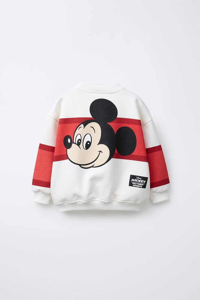 STRIPED MICKEY MOUSE © DISNEY SWEATSHIRT