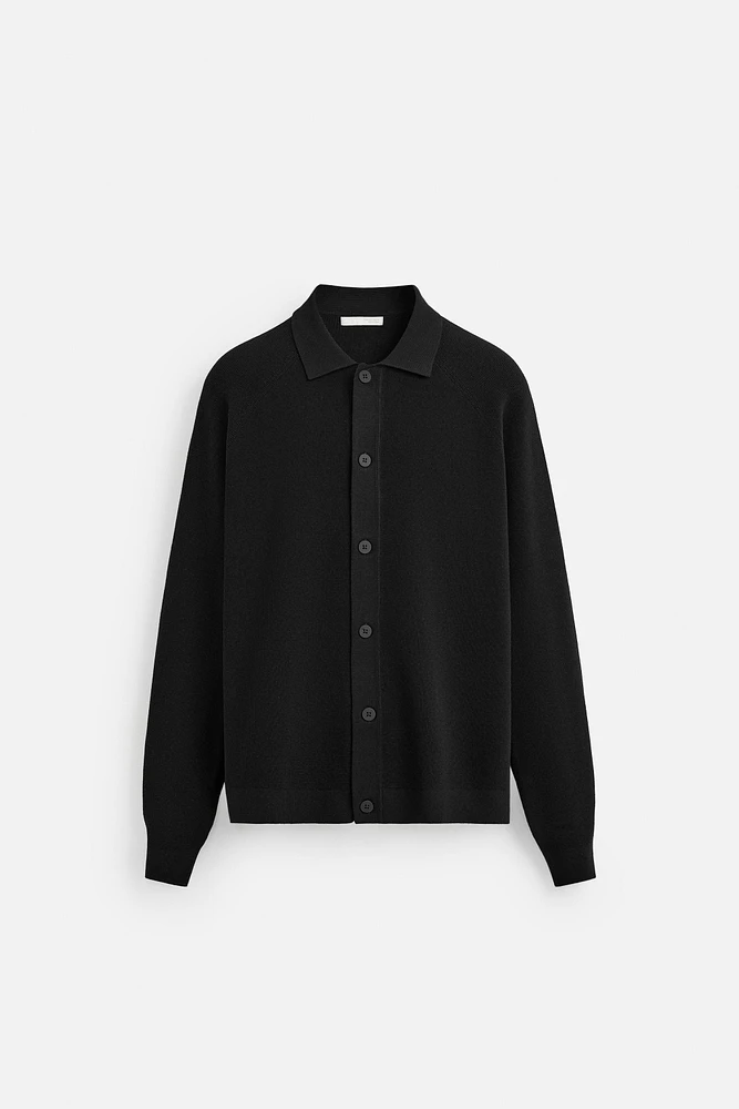 CARDIGAN STRUCTURÉ AVEC VISCOSE