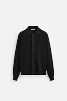 CARDIGAN STRUCTURÉ AVEC VISCOSE