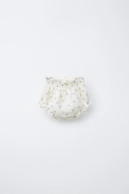 TEXTURED FLORAL BOTTOMS