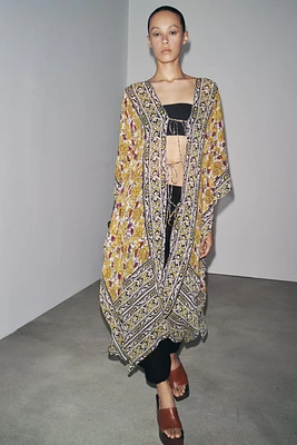 ZW COLLECTION PRINTED KAFTAN DRESS