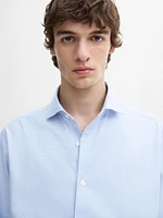 Slim fit 100% cotton shirt