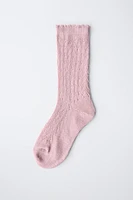 OPENWORK KNIT SOCKS