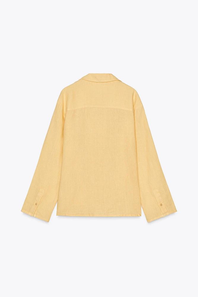 100% LINEN SHIRT ZW COLLECTION