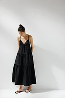 PANELED MIDI DRESS