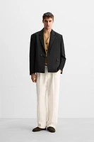 LIMITED EDITION LINEN-COTTON SUIT JACKET