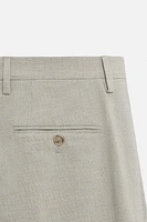 PANTALON DE COSTUME STRUCTURÉ