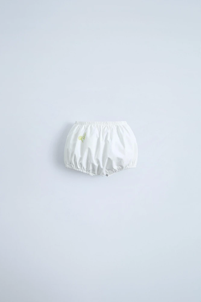 EMBROIDERED BLOOMERS