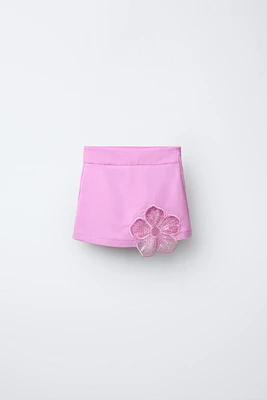 JUPE-SHORT FLEUR