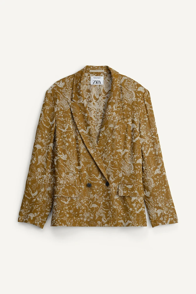 BLAZER FLUIDE JACQUARD ÉDITION LIMITÉE