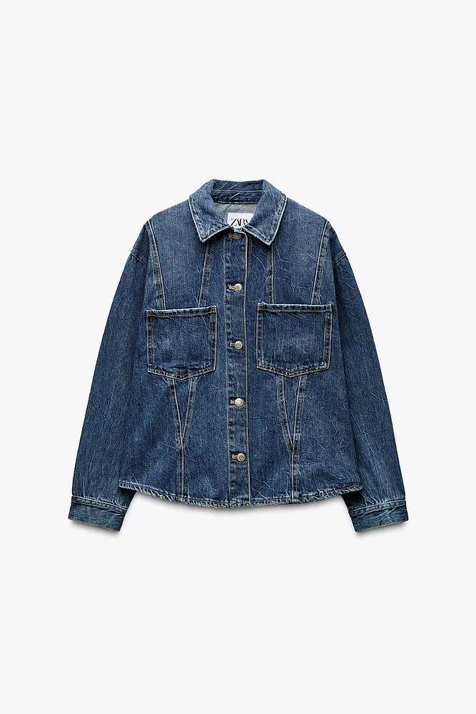 TRF DENIM OVERSHIRT