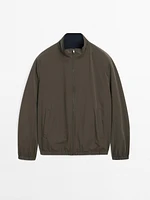 Veste réversible avec élastique