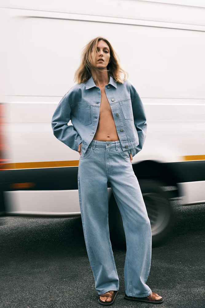 ZW COLLECTION MID-RISE TAPERED JEANS