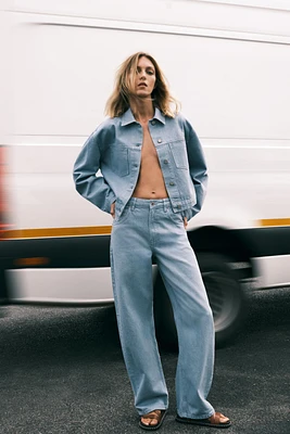 ZW COLLECTION MID-RISE TAPERED JEANS