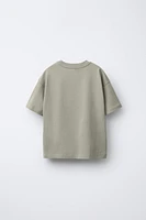 THREE-PACK OF STRIPED AND PLAIN T-SHIRTS
