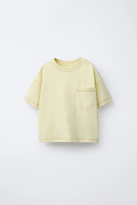 TOPSTITCH POCKET T-SHIRT