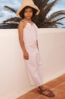 LIMITED EDITION STRIPED LONG JUMPSUIT