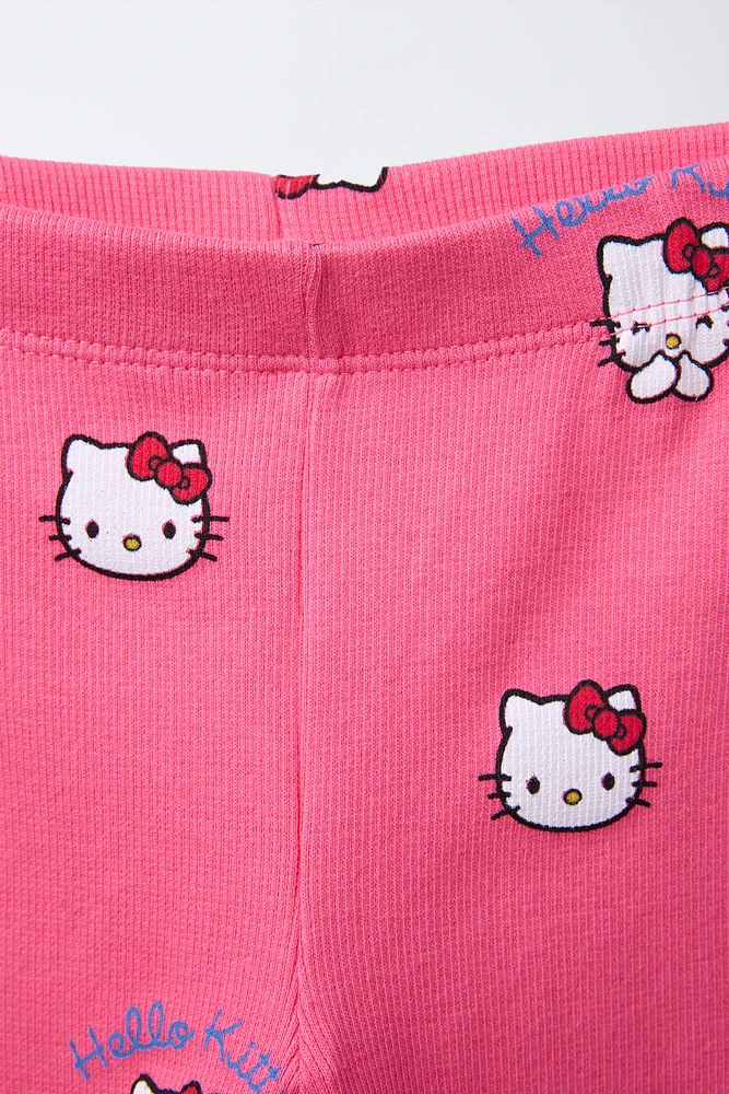 HELLO KITTY © SANRIO RIBBED SWEATSHIRT AND LEGGINGS SET