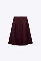 BASIC KNIT MIDI SKIRT