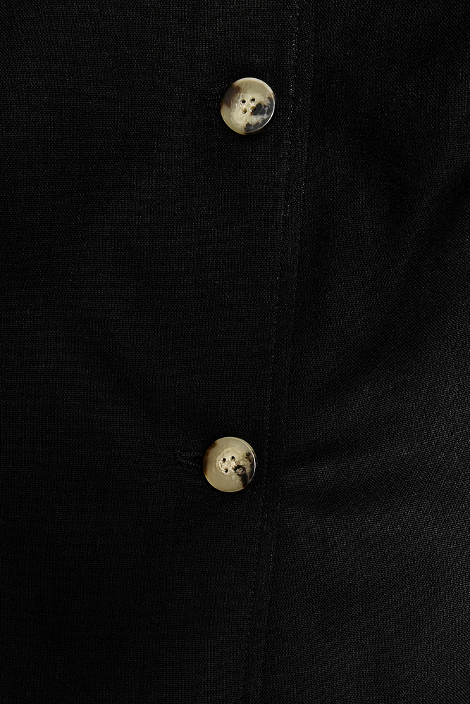 TOP GILET CROISÉ AVEC LIN