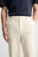 TERRY TEXTURED PANTS