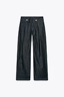 WIDE LEG PAPERBAG PANTS