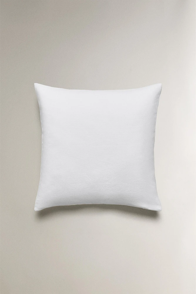 FLORAL JACQUARD THROW PILLOW COVER