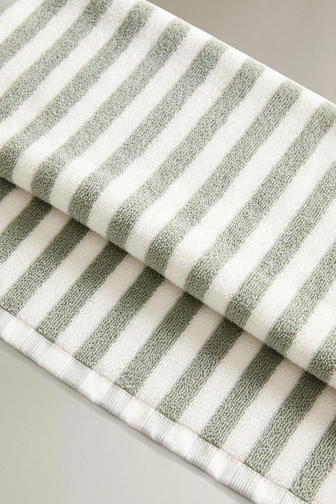 SERVIETTE DE BAIN RAYURES COLORÉES