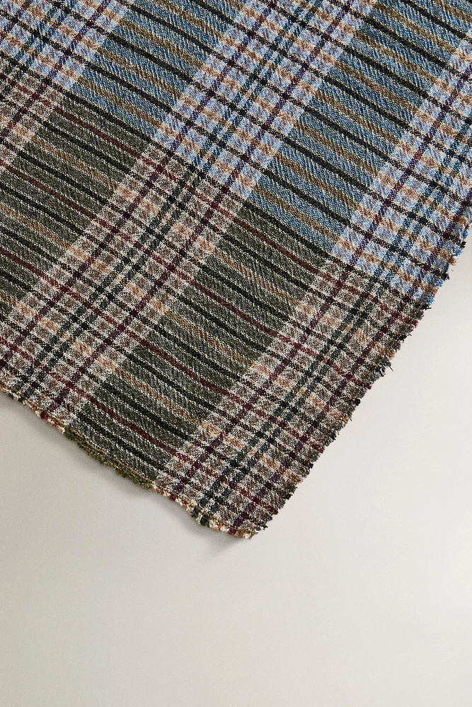 CHECK WOOL BLANKET