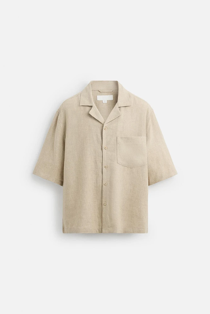CHEMISE OVERSIZE FIT LIN - VISCOSE