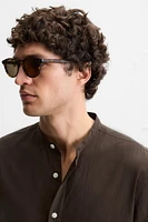 WRINKLED LOOK SHIRT