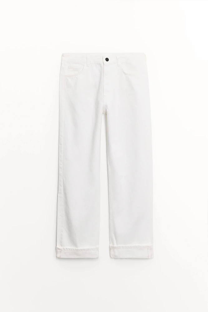 ZW COLLECTION SELVEDGE MID-RISE JEANS