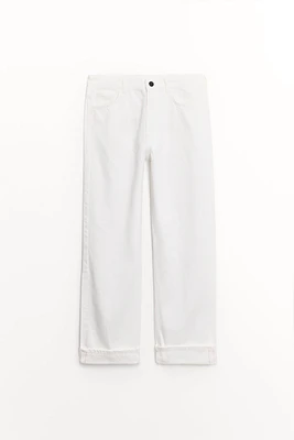 ZW COLLECTION SELVEDGE MID-RISE JEANS