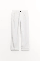 ZW COLLECTION SELVEDGE MID-RISE JEANS