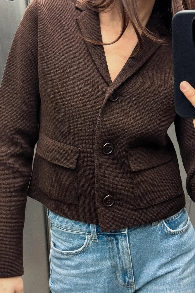 SMOOTH KNIT CARDIGAN