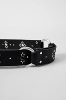 CEINTURE EN CUIR ANNEAUX CLOUS KATE MOSS X ZARA