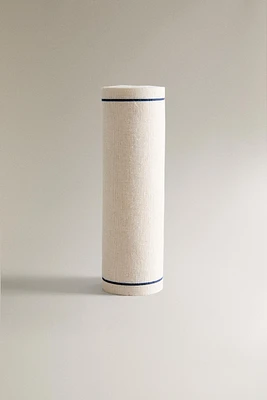 ROLL OF COTTON NAPKINS WITH BORDER (SET OF 20)