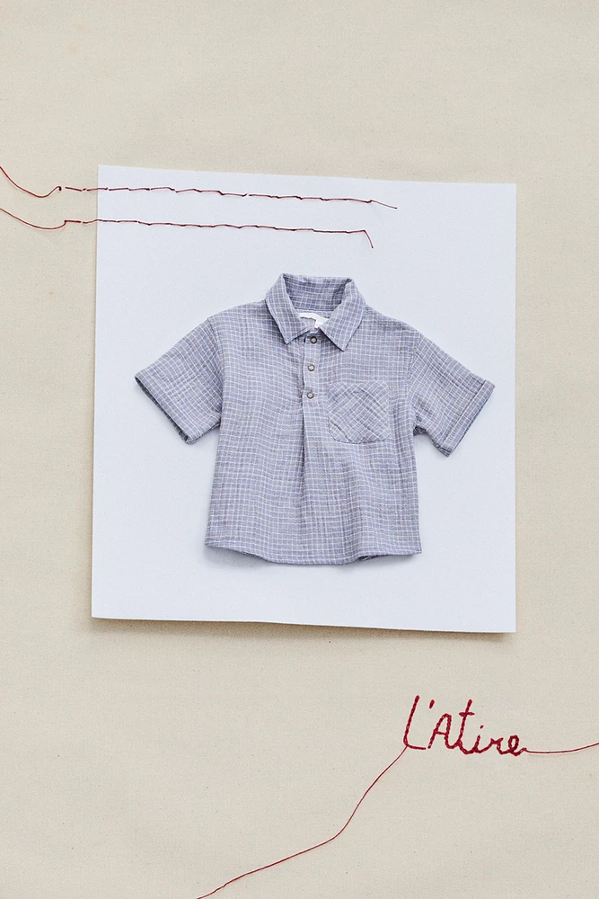 PLAID PRINT SHIRT