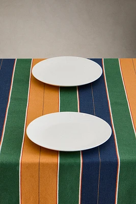 COLORED STRIPE TABLECLOTH