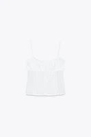 EMBROIDERED TOP