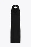 MIDI HALTER DRESS