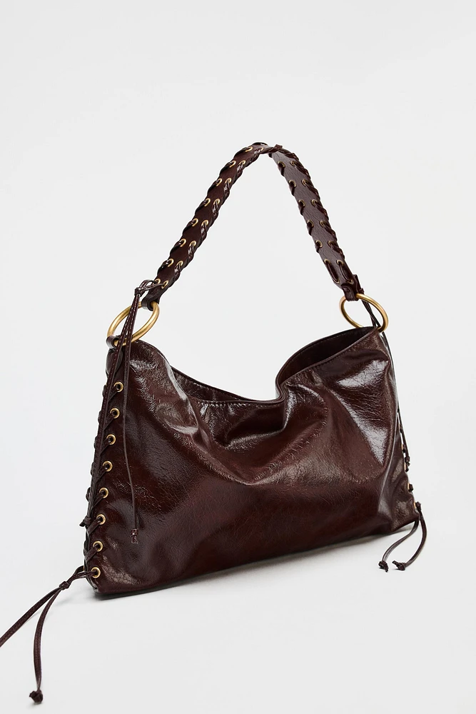 SAC PORTÉ ÉPAULE À ŒILLETS