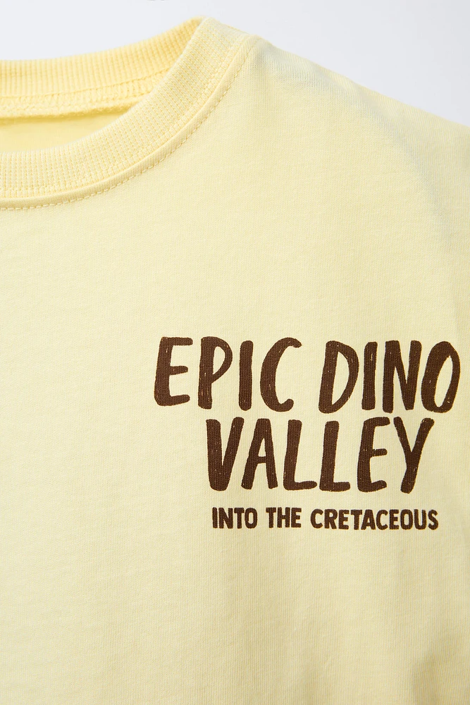 DINOSAUR PRINT T-SHIRT