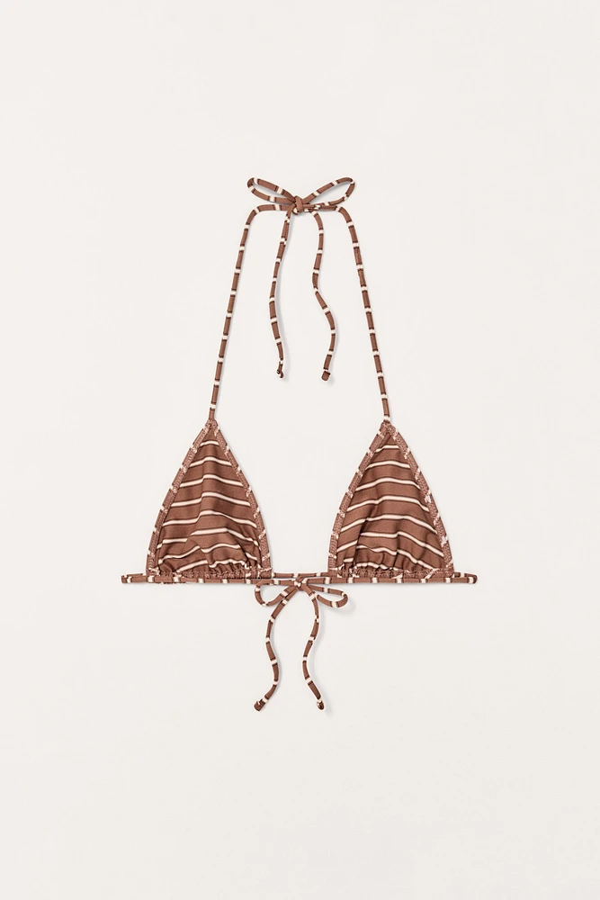 HAUT DE BIKINI À RAYURES ÉDITION LIMITÉE