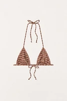 HAUT DE BIKINI À RAYURES ÉDITION LIMITÉE