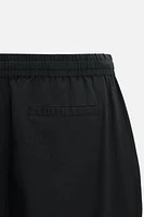 RELAXED FIT COTTON LINEN PANTS